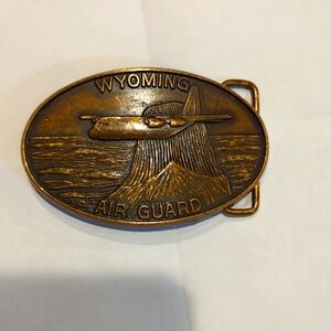 Vintage Wyoming Air Guard belt buckle